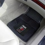 NBA Portland Trail Blazers Black 2-Piece Vinyl Car Mat Set