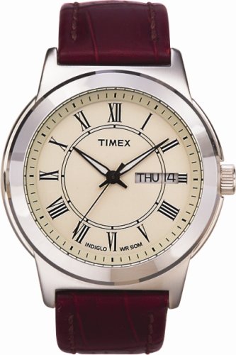Timex - T2E581 PF - Timex Original - Quartz analogique - Montre Homme - Bracelet en Cuir marron