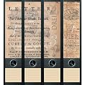 File Art - Design Etiketten - Motiv Letter & Types - breit