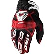 One Industries Armada Men's Off-Road Motorcycle Gloves w/ Free B&F Heart Sticker Bundle - Red