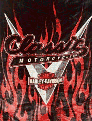 Harley Classic Vintage 60 X 80 Blanket