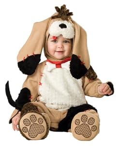 InCharacter Infant Puppy Costume, Tan/Black/White, 18-24 Months