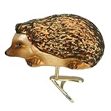 Old World Christmas Clip-On Hedge Hog Glass Blown Ornament