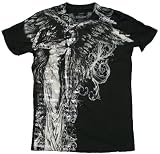 Affliction - Victoria S/S Guys T-shirt in Black by Affliction Clothing - Ships in ''24'' Hours!