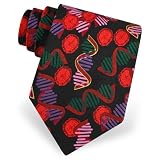 Swine Flu H1N1 Tie by I Awareables - Black Silk