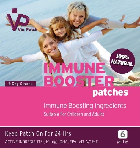 Vie Patch - IMMUNE BOOSTER - 6 Patches. 100% Natural. 6 Day Course