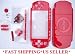 Full PSP 2001 Replacement Housing * RED * with Buttons and Joystick Cap Faceplate Case 2000 Repair God Of War