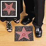 Hollywood Walk of Fame Peel n Place Star Wall Cling