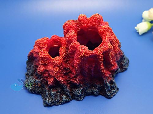 New Aquarium Decoration Ornament Volcano Resin ornament For Fish Tank Set37