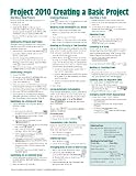 Microsoft Project 2010 Quick Reference Guide: Creating a Basic Project (Cheat Sheet of Instructions, Tips & Shortcuts - Laminated Card)