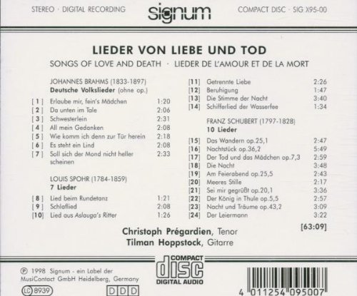 Cover image : Lieder Von Liebe Und Tod