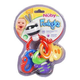 Nuby Funkeys Teether (Ages 3M+)