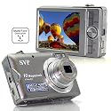 SVP Slim Xthinn-Z10 Silver 10MP 3x Optical Zoom 3" LCD ISO 1000 Digital Camera