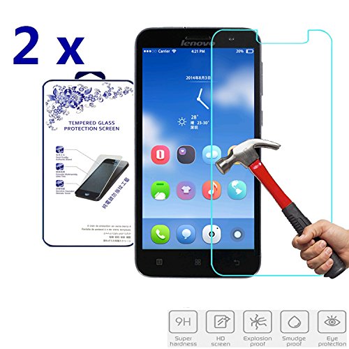 2x For Lenovo Golden Warrior A8 A806 Nacodex® Premium Tempered Glass Screen Protector