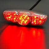 Custom Look Brake Stop Tail Light Taillight Red LED For Yamaha YZF R6 R6S R1 600 600R... by Astra Security