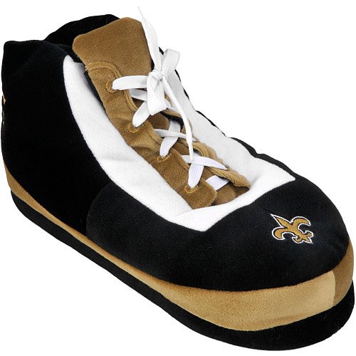 New Orleans Saints Sneaker Style Slippers, Size X-Large
