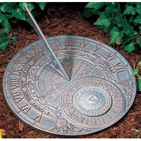 Whitehall Moss Green Perpetual Calendar Sundial - 00874 by Whitehall Thermometers