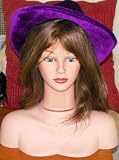 Professional100%virgin Human Hair Manikin Head+shoulder