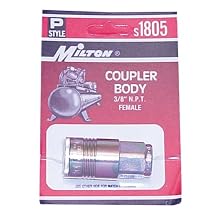 Milton S1805 P-Style Coupler - 3/8 In NPT Female