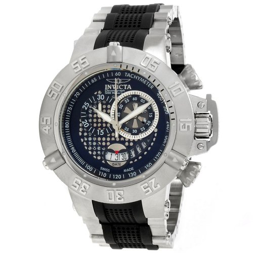 Invicta Men's 6228 Subaqua Collection Chronograph Stainless Steel and Black Polyurethane Watch