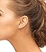 THE PEARL SOURCE Round Pink Freshwater Real Pearl Earrings for Women - 14k Gold Stud Earrings | Hypoallergenic Earrings with AAA Quality Genuine Cultured Pearls Gifts for Christmas Holidays
