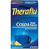 Theraflu Cold & Sore Throat Packets, Natural Lemon Flavor, 6 packets (Pack of 4)