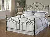Meade Queen Size Bed in Silver Gold - Hillsdale Furniture - 1520BQR
