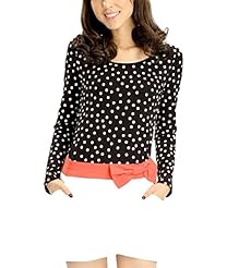 Short Polka Dot Print Spring  Dress