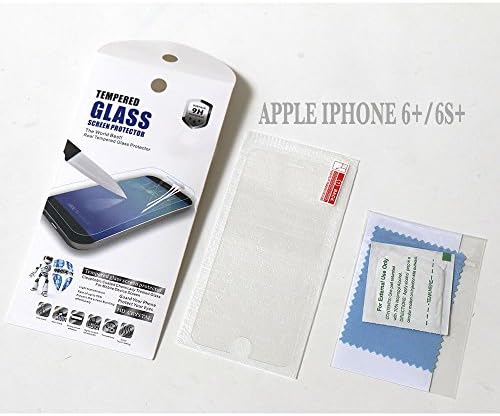 iCaseAir 2016 Newest iPhone premium tempered glass screen protector (0.3mm thick real glass, 9H hardness) (iPhone 6 plus / 6s plus 5.5 inches)
