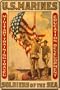 Art Poster, Soldiers of the Sea; Military Training Travel Education... - 20x30