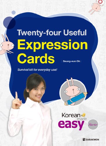 24 Useful Korean Expression Cards: Survival Kit for everyday use (Korean Made Easy_Starter)