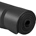 190x100x1,5cm Yogamatte schwarz
