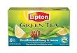 Lipton Green Tea, Decaf Honey Lemon, Tea Bags 20-Count Boxes (Pack of 6)