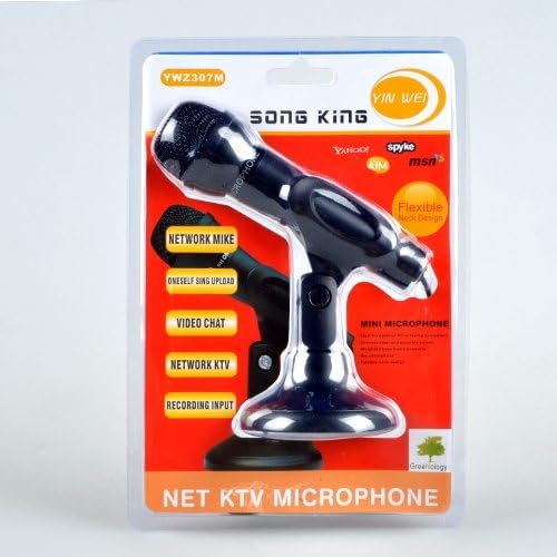 A Plus Supply® New Black Mini 3.5mm Studio Speech Microphone MIC with Stand Mount for Pc Laptop