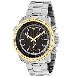 Swiss Legend Men's 10013-11-GB World Timer Collection Chronograph Stainless Steel Watch