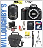 Nikon D5100 16.2MP CMOS Digital SLR Camera Body + Nikon 85mm f/3.5G AF-S DX ED VR Micro Nikkor Lens + Nikon ENEL14 Spare Battery + Transcend 32GB SDHC Class 10 Memory Card + 3pc Essential Filter Kit + Sunpak 6600DX Digital Tripod + LowePro Top loader Deluxe Camera Bag and Much More! Willoughby’s Est. 1898 Close-Up Macro Bundle