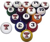 Sports Fan NCAA Texas Tech Red Raiders Billiard Balls