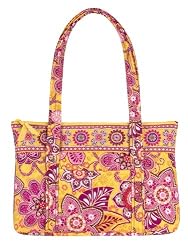 Vera Bradley Betsy Bag Bali Gold Handbag Purse