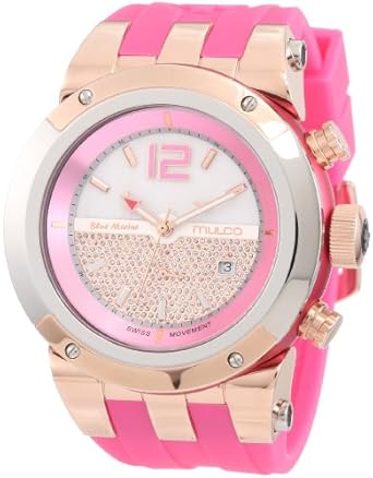  Mulco Unisex MW5-1621-083 Bluemarine Glass Swiss Movement Watch