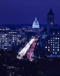 A View Down Washington's Pennsylvania Avenue at Dusk Photograph - Beautiful 16"x20" Photographic Print by Carol M. Highsmith