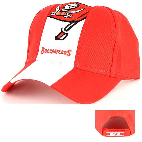 Tampa Bay Buccaneers Center Stripe Adjustable Baseball Hat