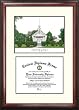 Liberty University Scholar Scholar Mahogany Framed Lithograph w/Diploma Opening