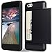 iPhone 6 plus Case,[5.5inch]by Ailun,Protective Shell-Smooth Card Slider Wallet&Flexible Shockproof Rubber Bumper&Anti-scratch PC Back Cover,Siania Retail Package[Black]