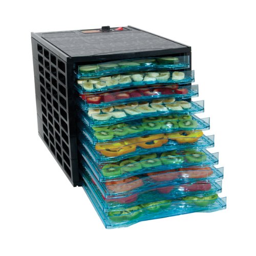 Lightweight Beef and Raw Food Dehydrator – 10 Trays