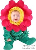 Cute Infant Baby Girl Pink Flower Costume (6-12 months)