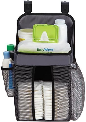 Baby's Essentials Polyester Organizer, Gray