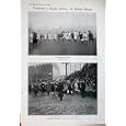 1906 RUGBY FOOTBALL ENGLAND SOUTH AFRICA SPORT MEN GAME