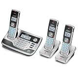 Uniden TRU9585-3 Digital 5.8 GHz Digital Cordless Phone/Answering System with Two Extra handsets/Cradles