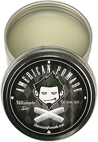 American Pomade Ultimate Sin Oil Based Hair Pomade 4oz