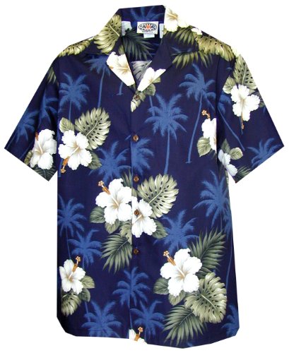 Pacific Legend Boys White Hibiscus Monstera Shirt